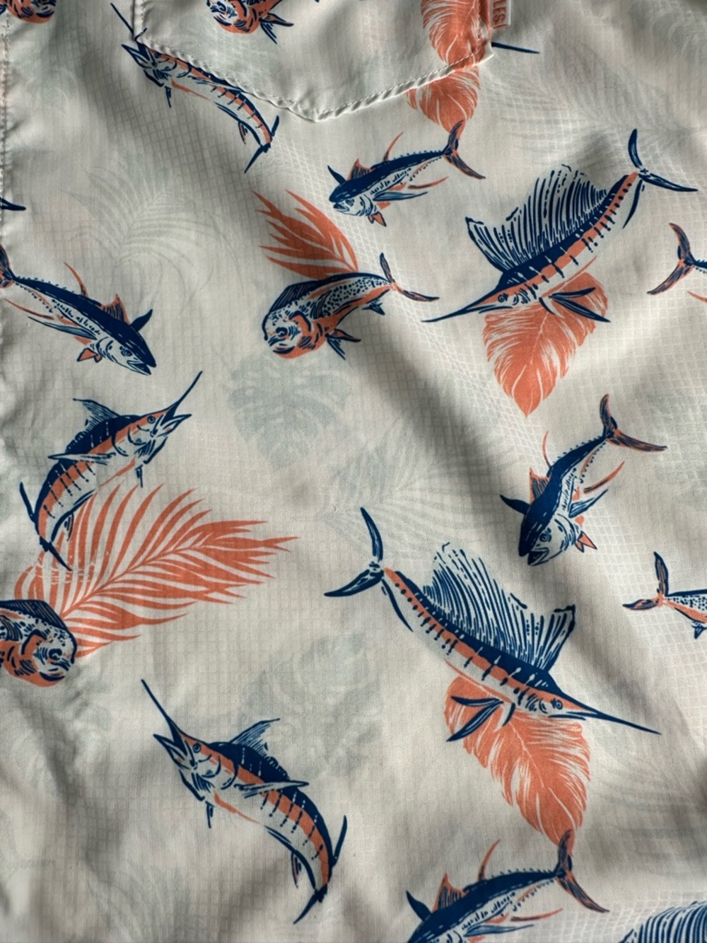 SCALES GEAR Mens  TROPICAL SLAM BUTTON DOWN. Size Large - Picture 6 of 8